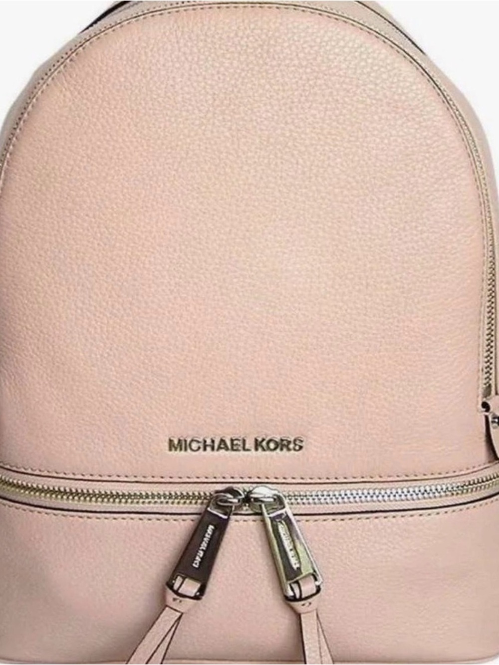Michael Kors Blush Pink Leather Mini Backpack